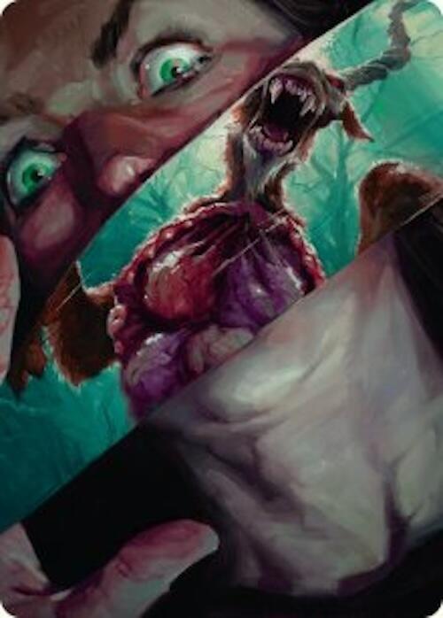 Hauntwoods Shrieker Art Card (40) [Duskmourn: House of Horror Art Series]