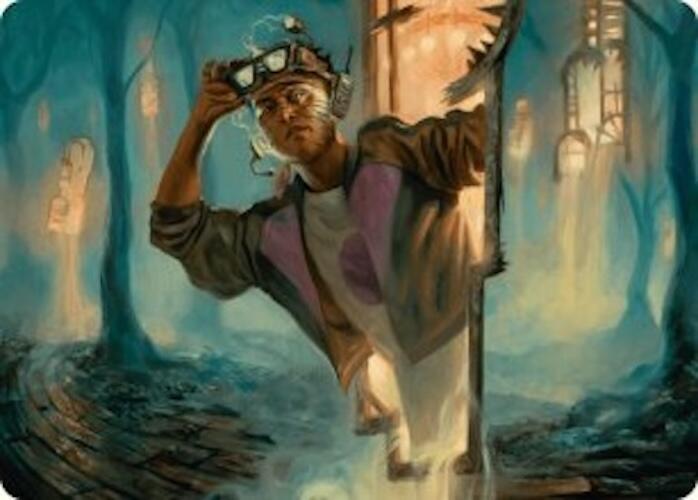 House Cartographer Art Card (15) [Duskmourn: House of Horror Art Series]