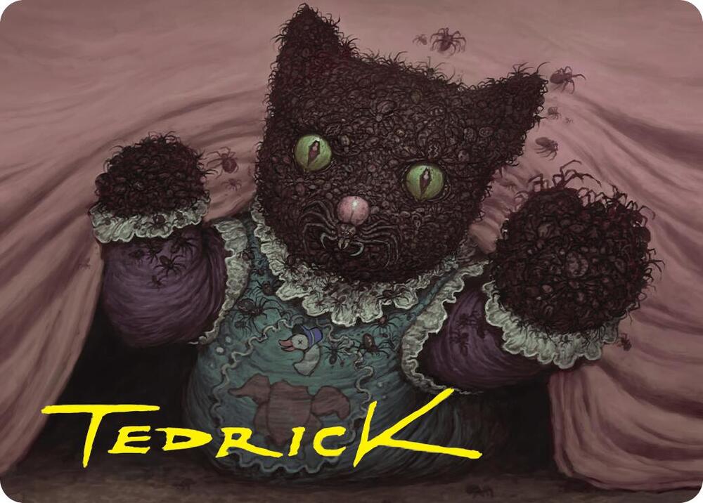 Twitching Doll Art Card (Gold-Stamped Signature) (48) [Duskmourn: House of Horror Art Series]