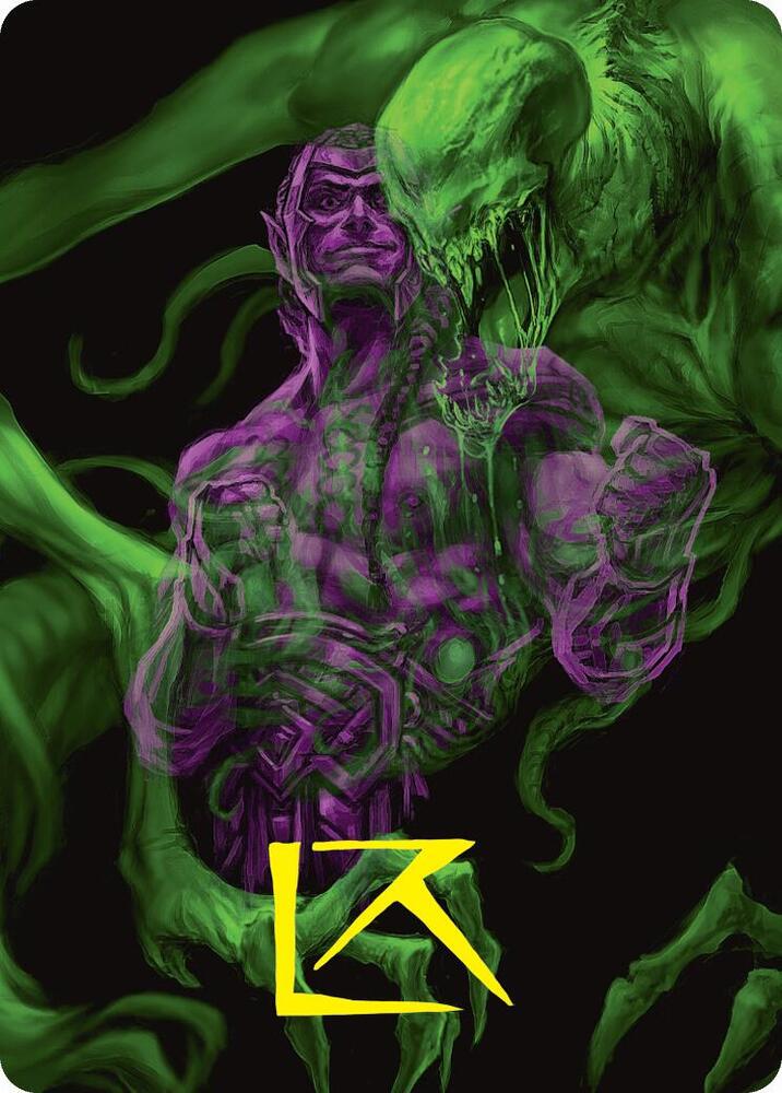 Tyvar, the Pummeler Art Card (Gold-Stamped Signature) (41) [Duskmourn: House of Horror Art Series]