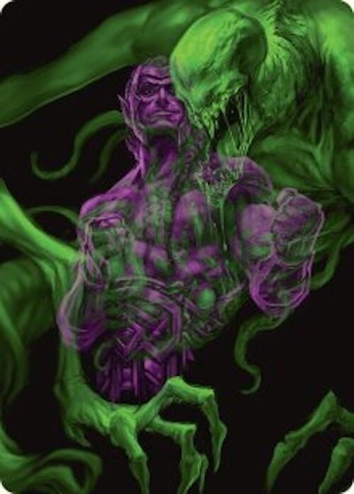 Tyvar, the Pummeler Art Card (41) [Duskmourn: House of Horror Art Series]