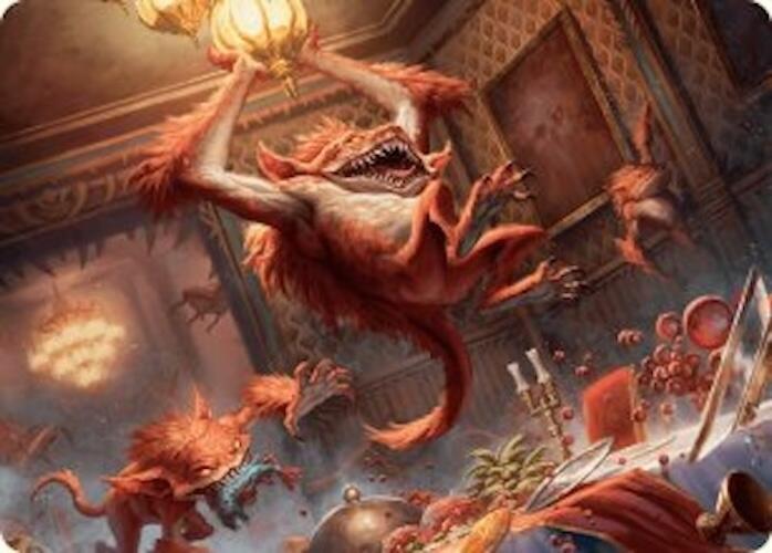 Midnight Mayhem Art Card (20) [Duskmourn: House of Horror Art Series]