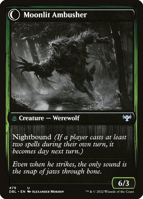 Oakshade Stalker (479) [Innistrad: Double Feature] Reverse