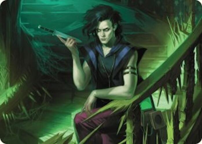 Winter, Misanthropic Guide Art Card (24) [Duskmourn: House of Horror Art Series]