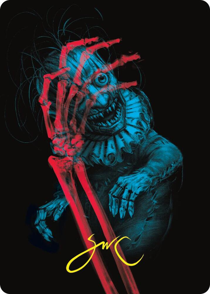 Marvin, Murderous Mimic Art Card (Gold-Stamped Signature) (45) [Duskmourn: House of Horror Art Series]