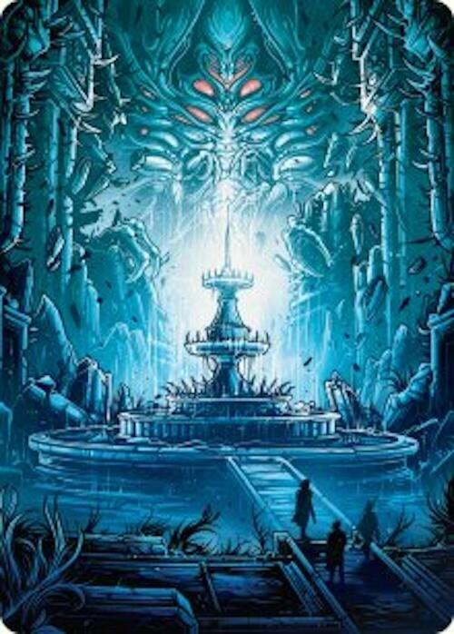 Island Art Card (28) [Duskmourn: House of Horror Art Series]
