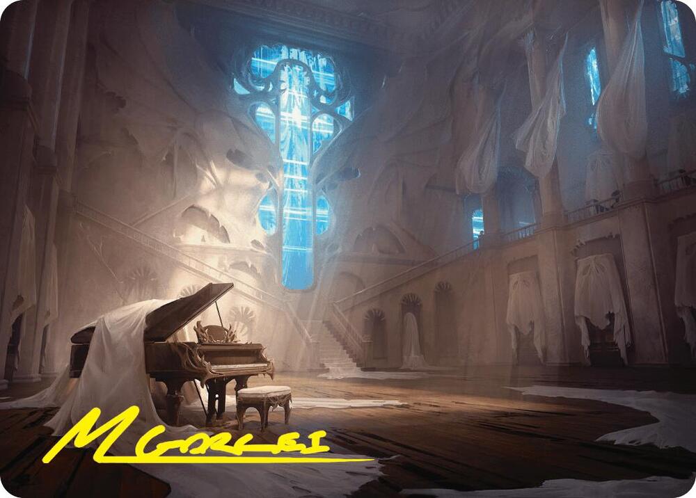 Plains Art Card (Gold-Stamped Signature) (29) [Duskmourn: House of Horror Art Series]