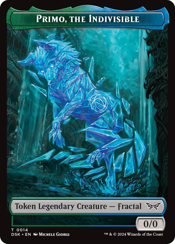 Primo, the Indivisible Token (14) [Duskmourn: House of Horror]