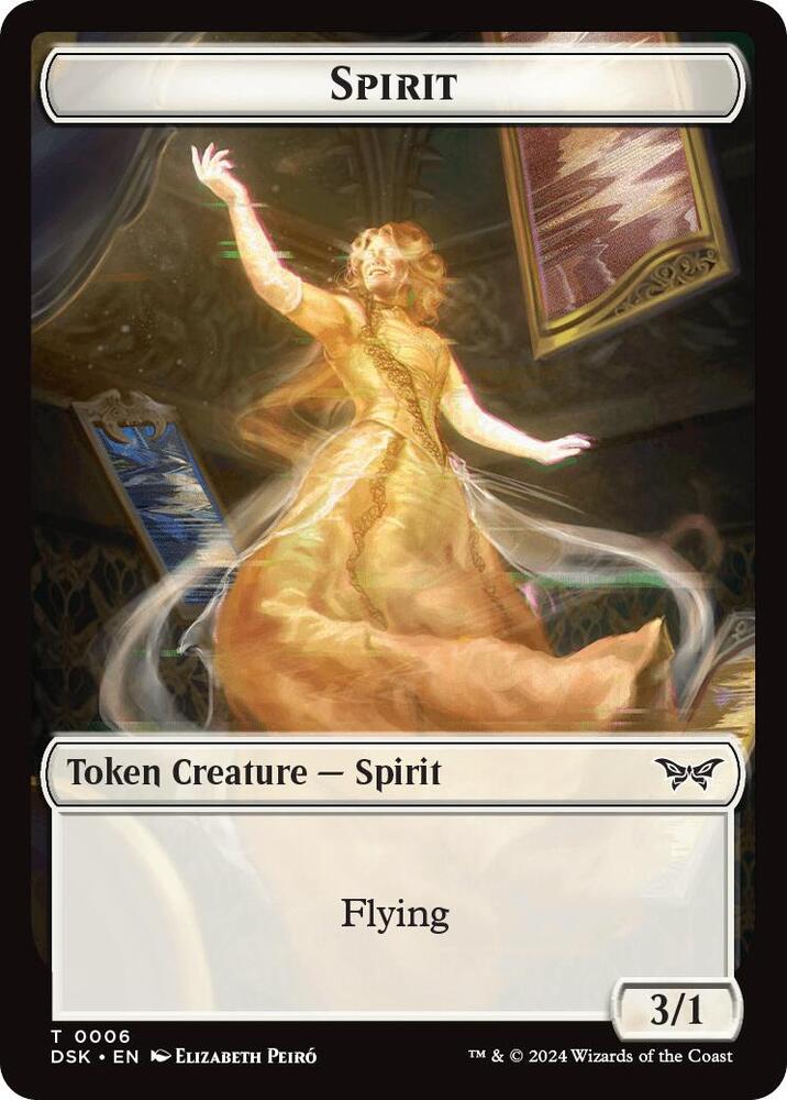 Spirit Token (0006) [Duskmourn: House of Horror]
