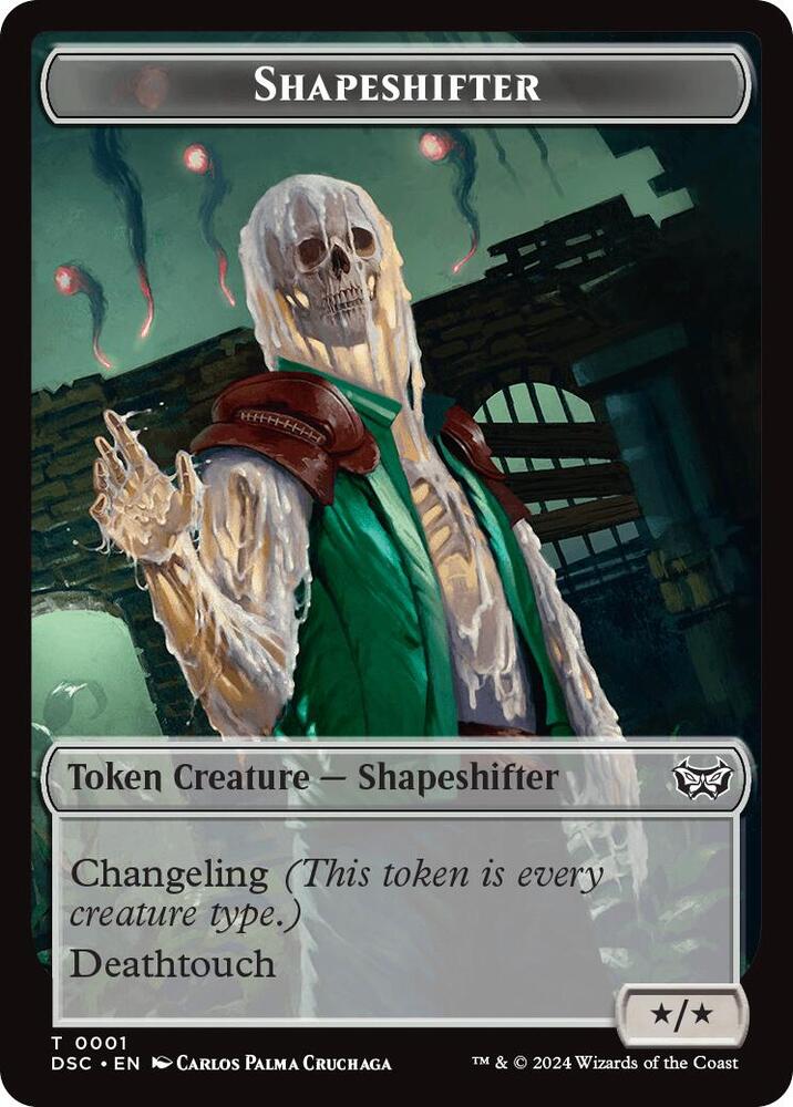 Shapeshifter // Insect (0022) Double-Sided Token (1 // 22) [Duskmourn: House of Horror Commander]