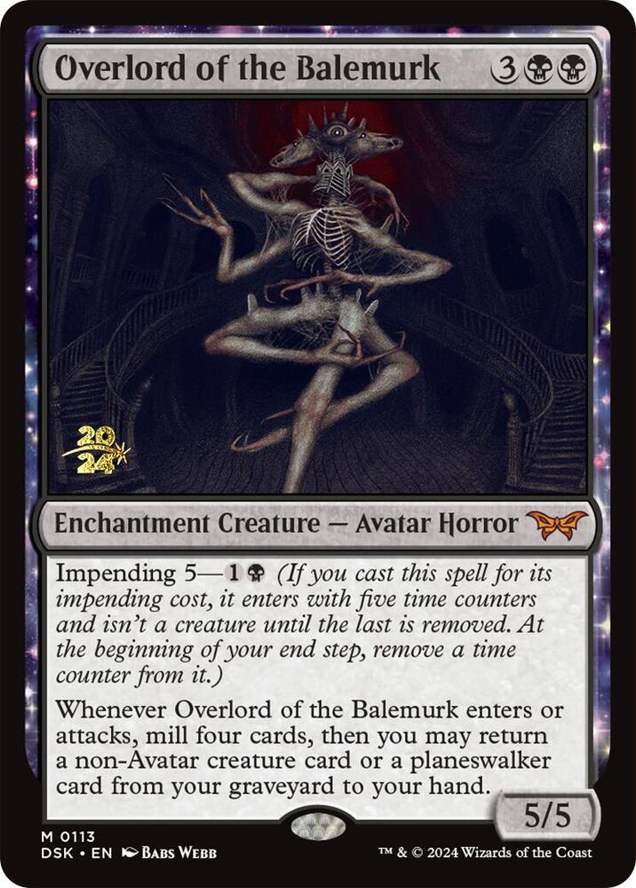 Overlord of the Balemurk (113) [Prerelease Cards]