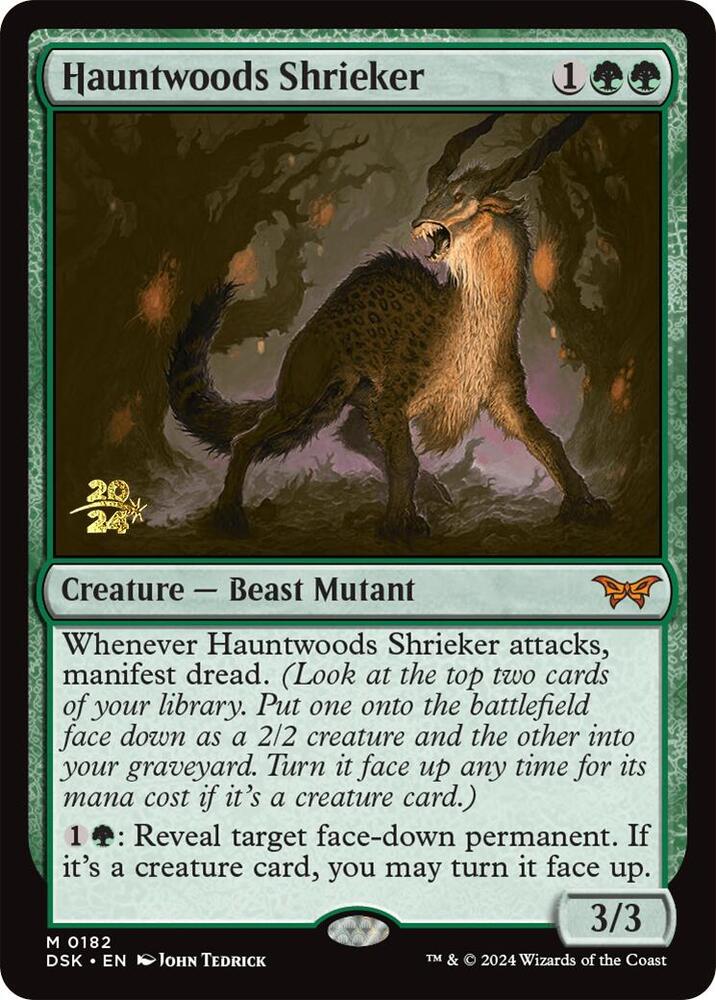 Hauntwoods Shrieker (182) [Prerelease Cards]