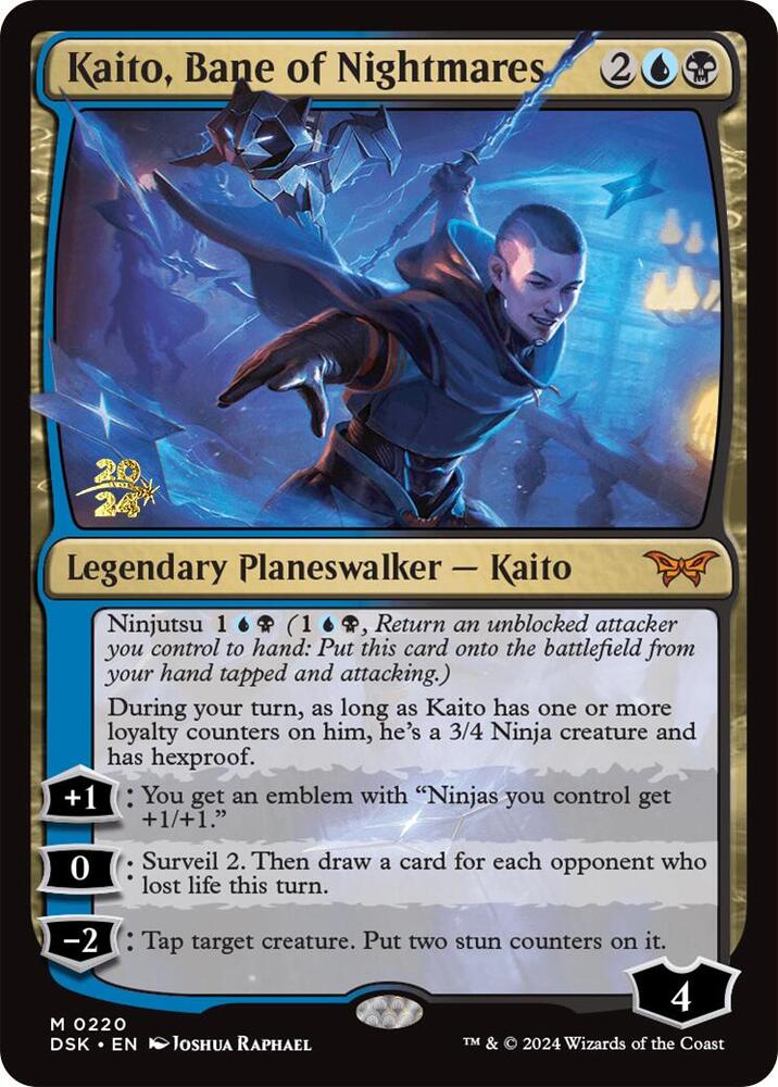Kaito, Bane of Nightmares (220) [Prerelease Cards]