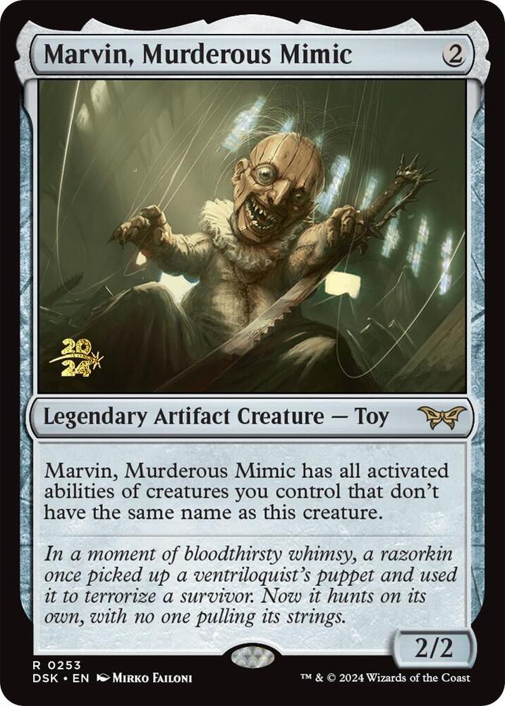 Marvin, Murderous Mimic (253) [Prerelease Cards]