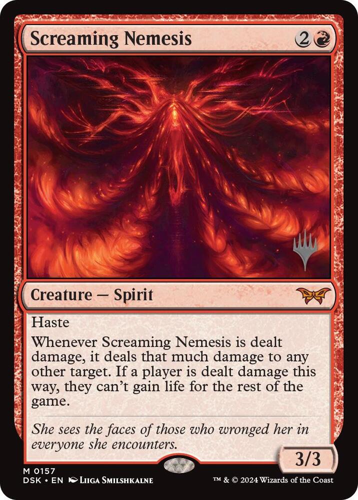 Screaming Nemesis (157) [Duskmourn: House of Horror Promos]