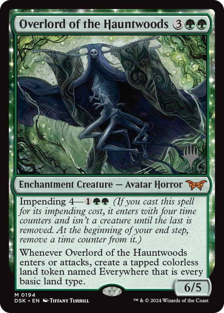 Overlord of the Hauntwoods (194) [Duskmourn: House of Horror Promos]