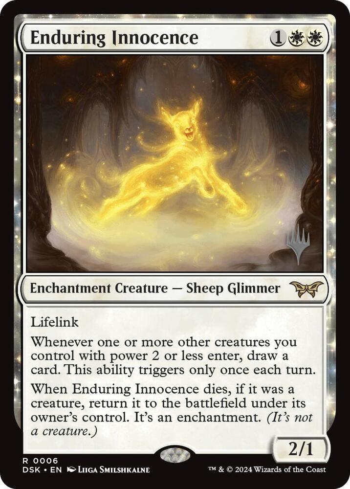 Enduring Innocence (6) [Duskmourn: House of Horror Promos]