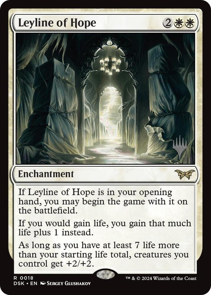 Leyline of Hope (18) [Duskmourn: House of Horror Promos]