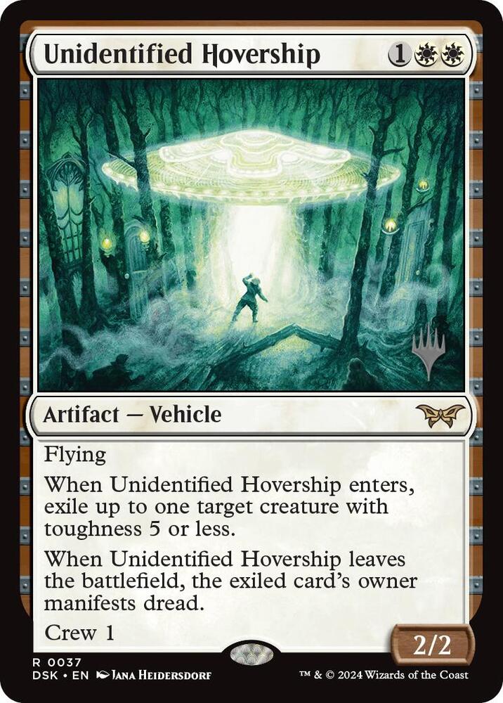 Unidentified Hovership (37) [Duskmourn: House of Horror Promos]