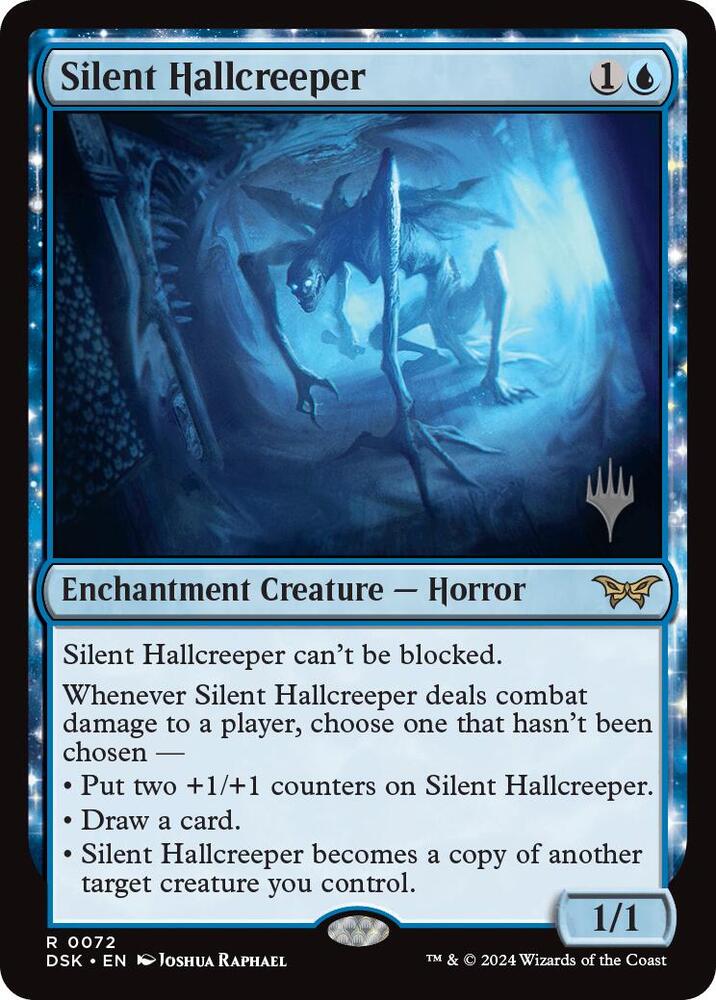 Silent Hallcreeper (72) [Duskmourn: House of Horror Promos]