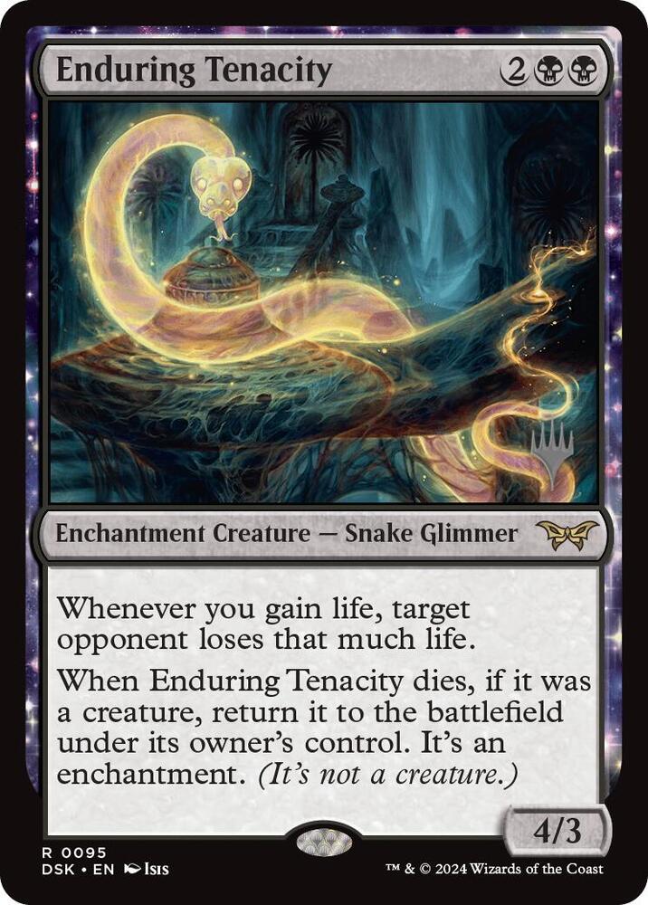 Enduring Tenacity (95) [Duskmourn: House of Horror Promos]
