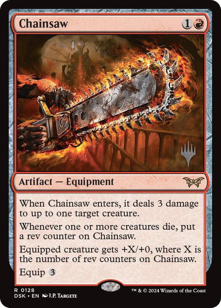 Chainsaw (128) [Duskmourn: House of Horror Promos]