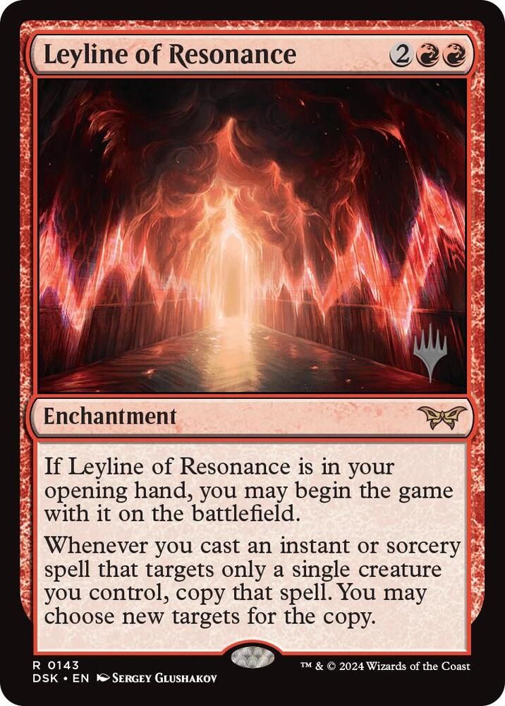 Leyline of Resonance (143) [Duskmourn: House of Horror Promos]