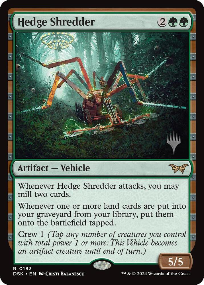 Hedge Shredder (183) [Duskmourn: House of Horror Promos]