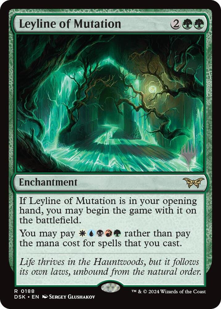 Leyline of Mutation (188) [Duskmourn: House of Horror Promos]