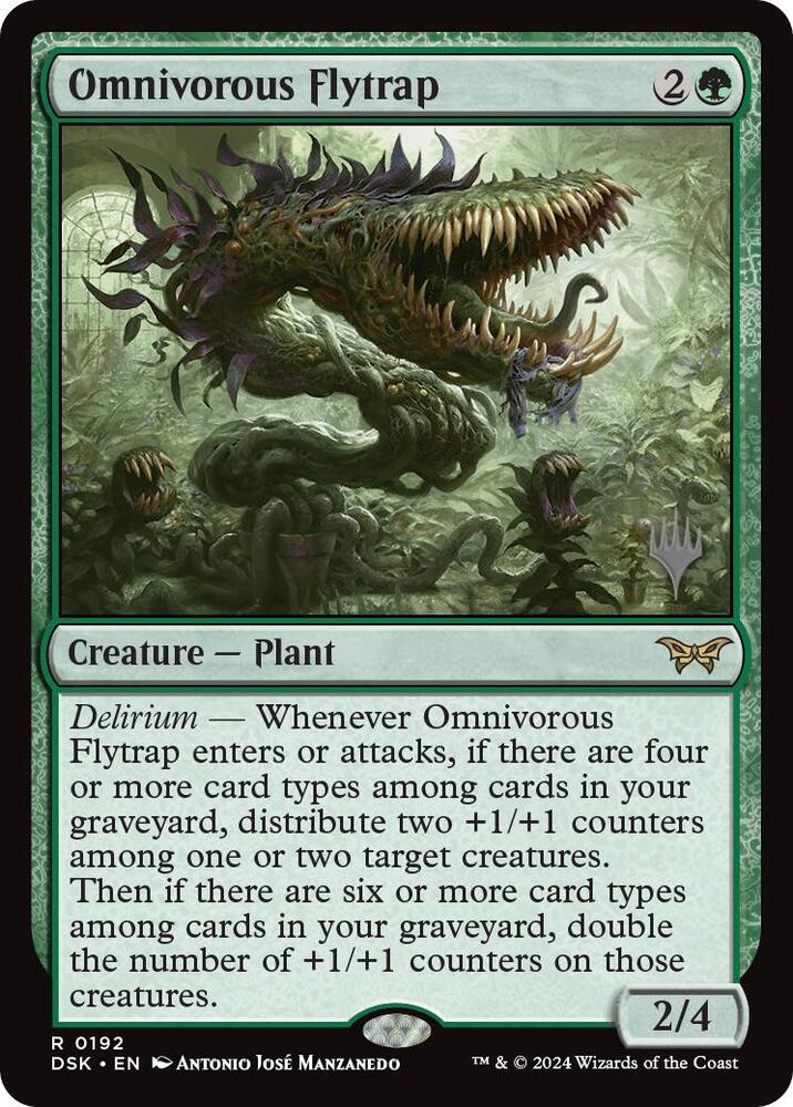 Omnivorous Flytrap (192) [Duskmourn: House of Horror Promos]