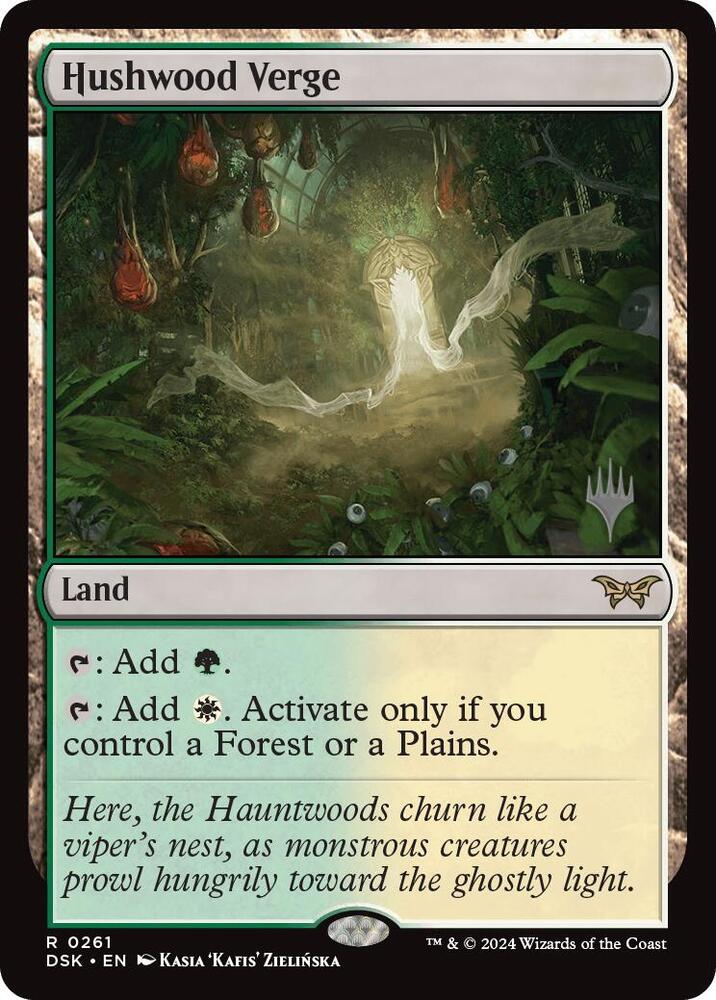 Hushwood Verge (261) [Duskmourn: House of Horror Promos]