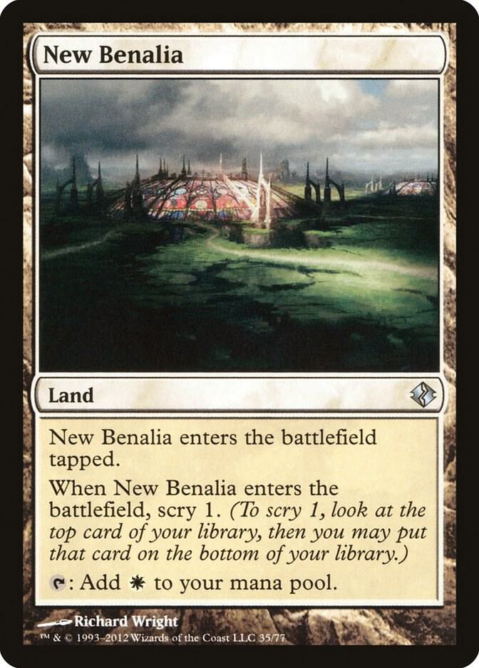 New Benalia (35) [Duel Decks: Venser vs. Koth]