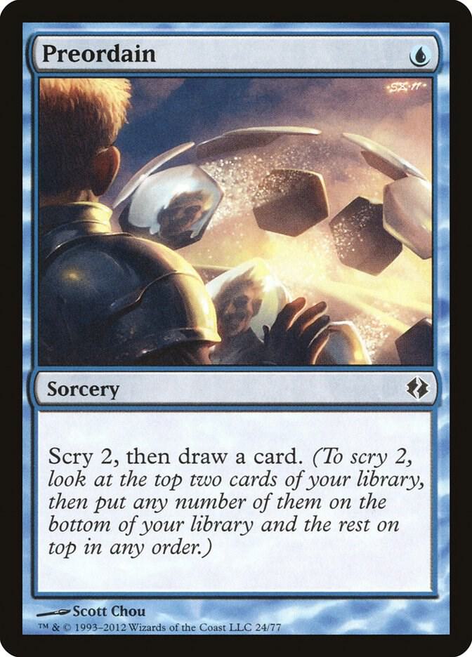 Preordain (24) [Duel Decks: Venser vs. Koth]