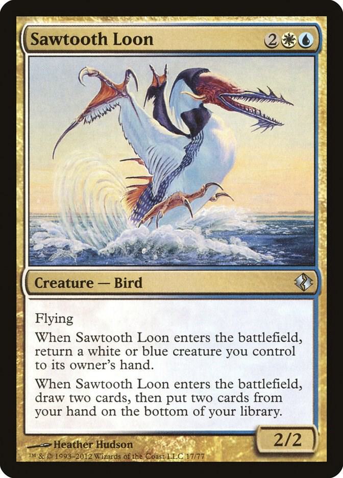 Sawtooth Loon (17) [Duel Decks: Venser vs. Koth]