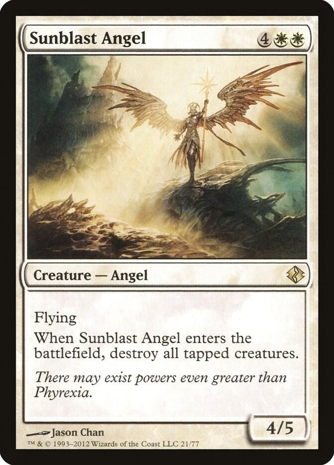 Sunblast Angel (21) [Duel Decks: Venser vs. Koth]