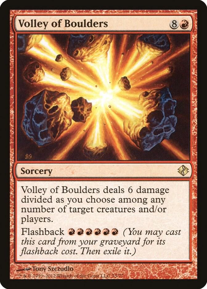 Volley of Boulders (73) [Duel Decks: Venser vs. Koth]