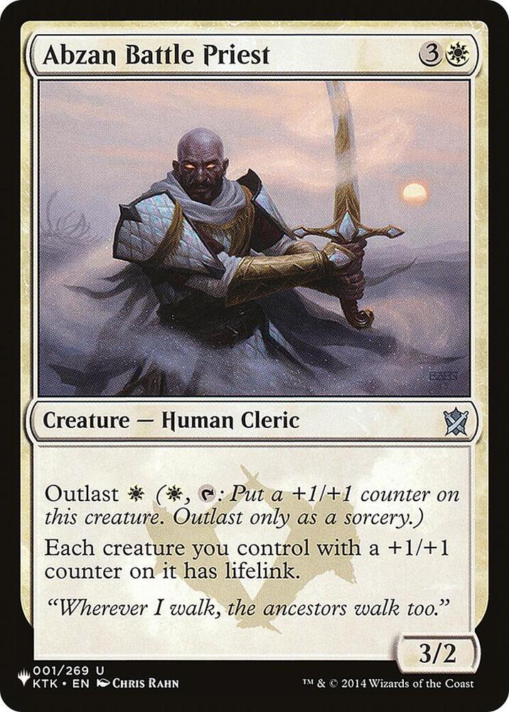 Abzan Battle Priest (001/269) [The List]