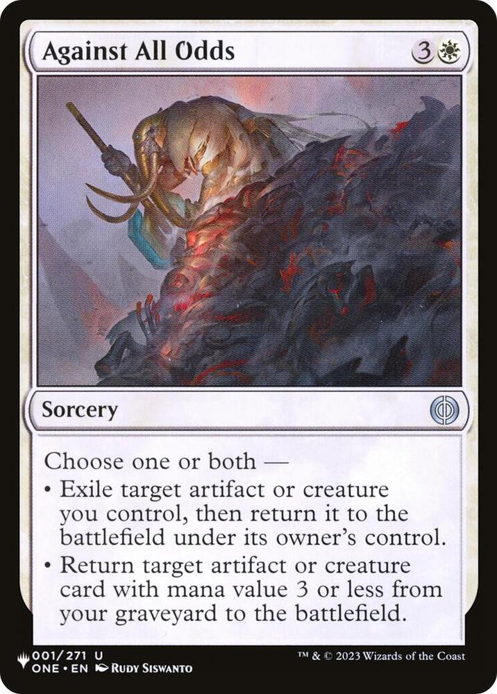 Against All Odds (001/271) [The List]