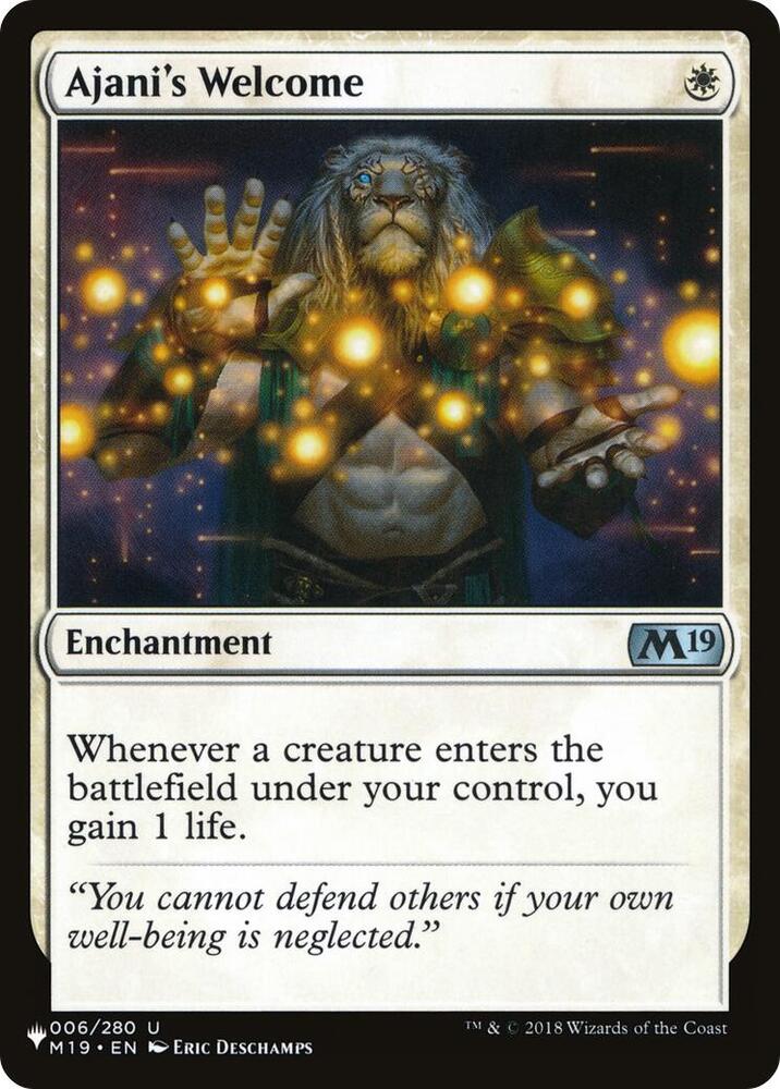 Ajani's Welcome (006/280) [The List]