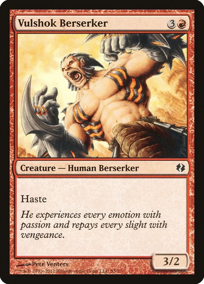 Vulshok Berserker (53) [Duel Decks: Venser vs. Koth]