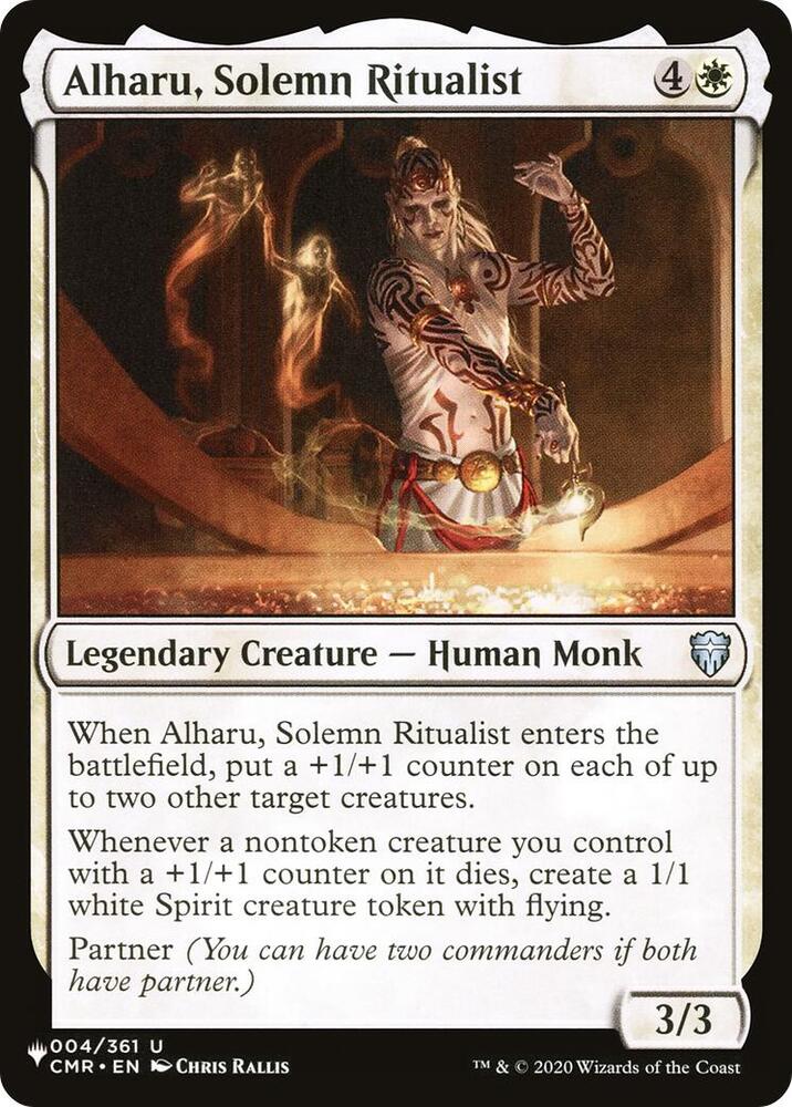 Alharu, Solemn Ritualist (004/361) [The List]