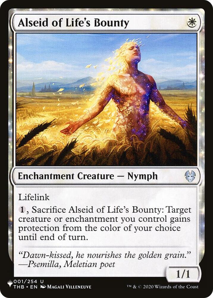 Alseid of Life's Bounty (001/254) [The List]