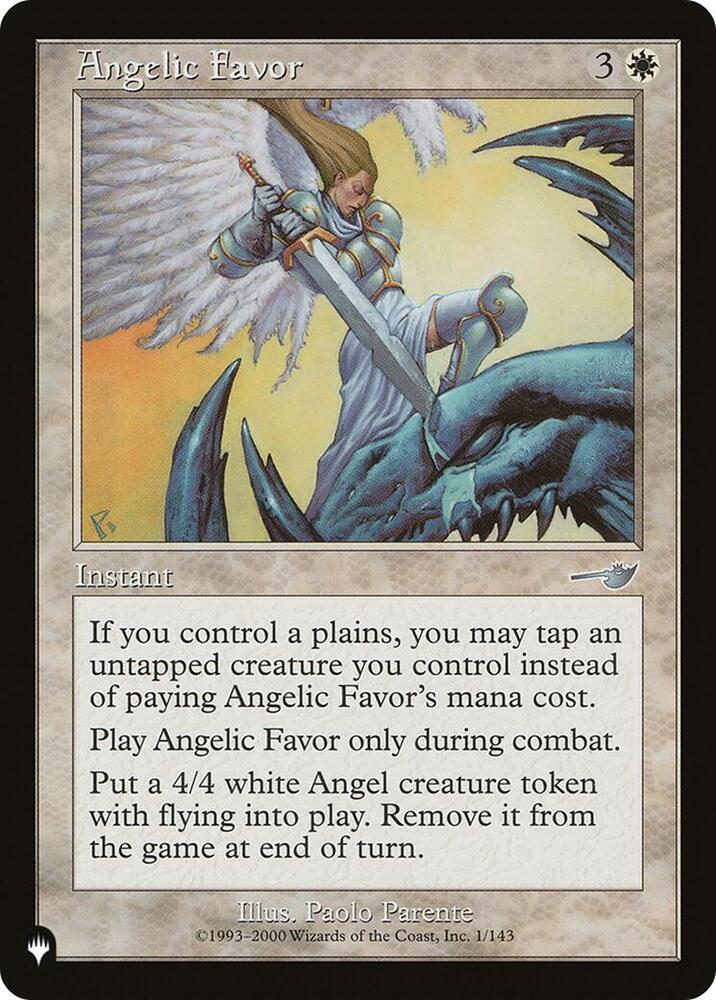 Angelic Favor (1/143) [The List]