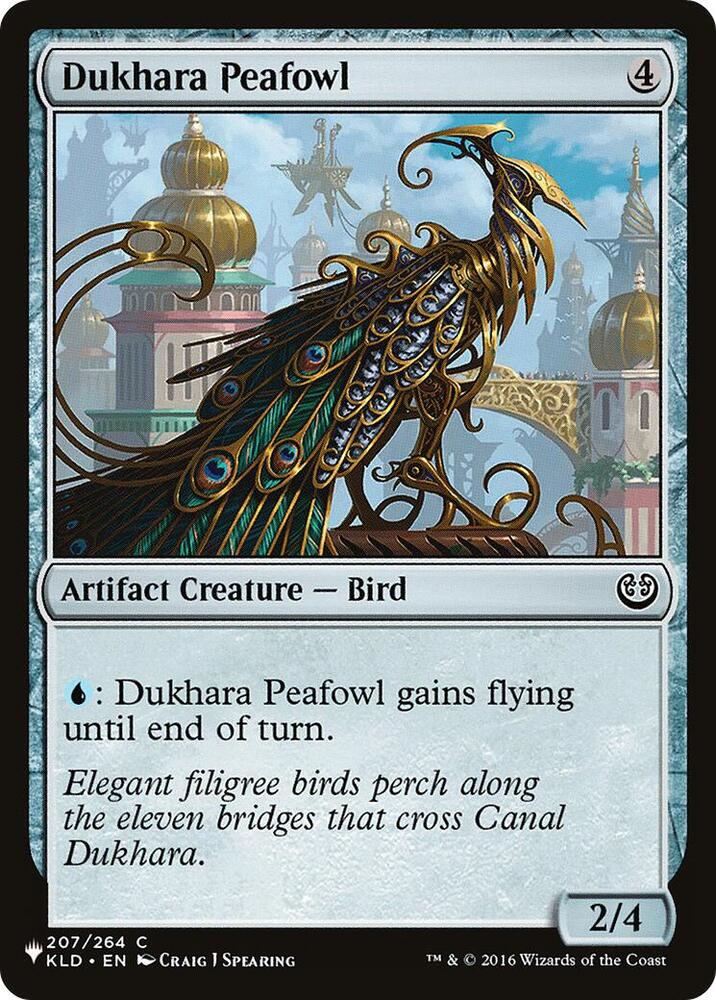 Dukhara Peafowl (207/264) [The List]