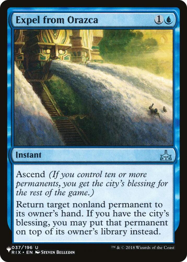 Expel from Orazca (037/196) [The List]