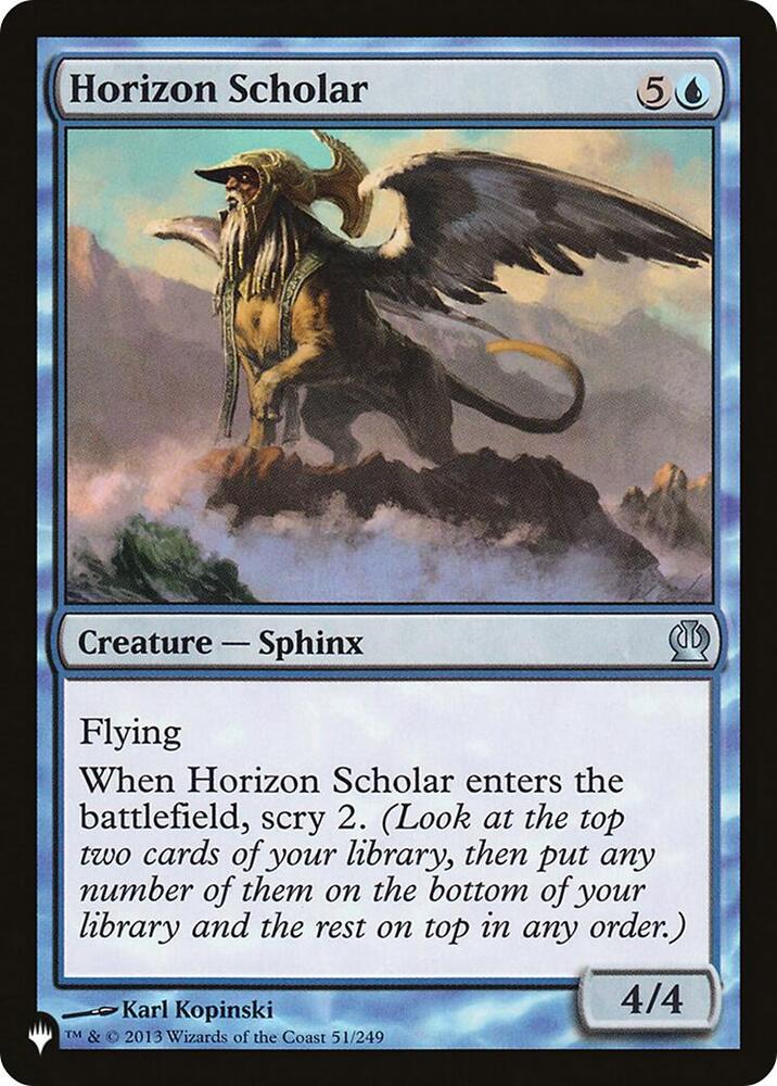 Horizon Scholar (51/249) [The List]