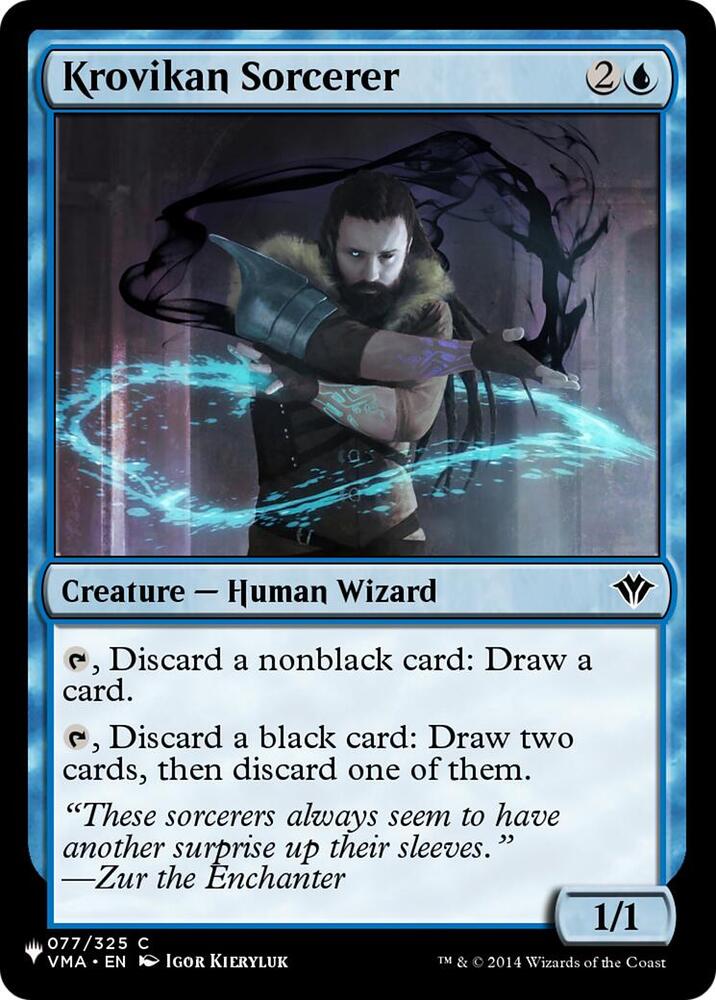 Krovikan Sorcerer (077/325) [The List]