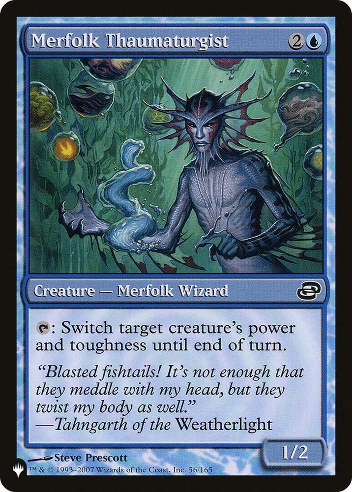 Merfolk Thaumaturgist (56/165) [The List]