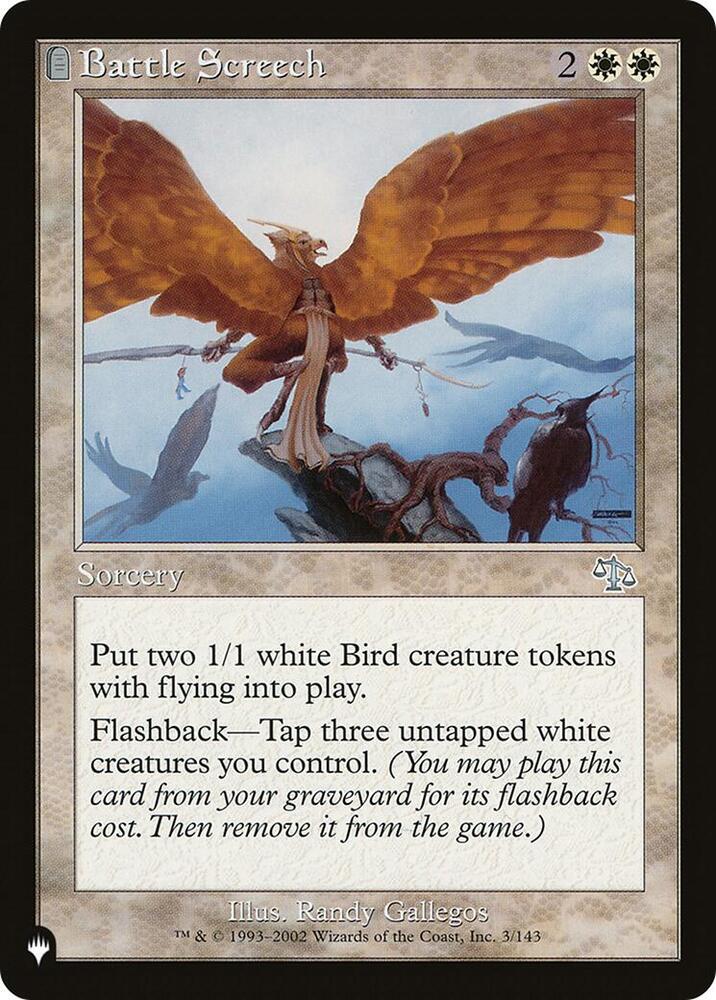 Battle Screech (3/143) [The List]