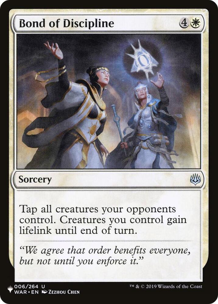 Bond of Discipline (006/264) [The List]